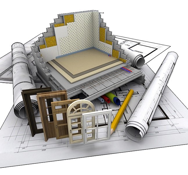 California homeowner and open-book general contractor reviewing transparent project budget and construction plans