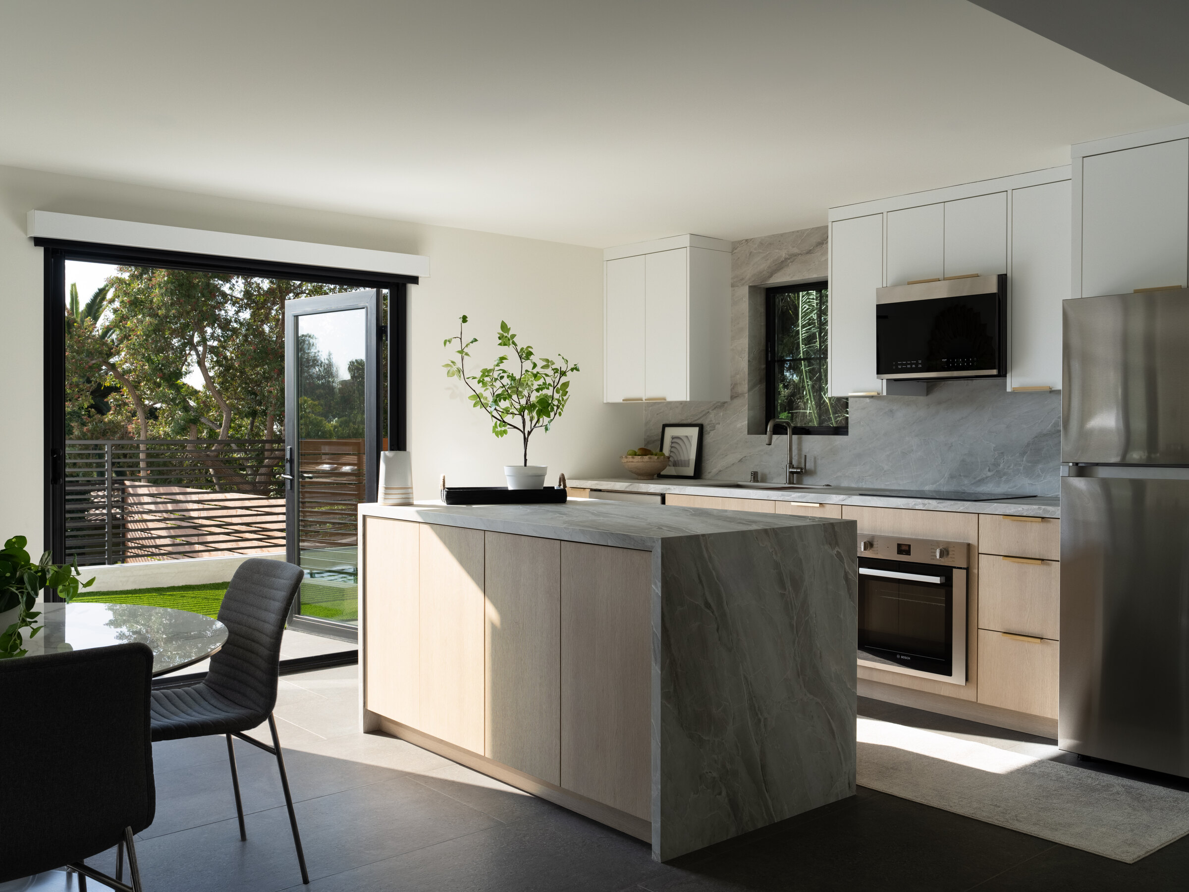 Completed open concept remodeling project