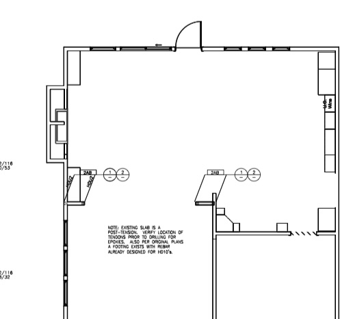 Proposed residential layout drawing used to define remodel scope before contractor pricing